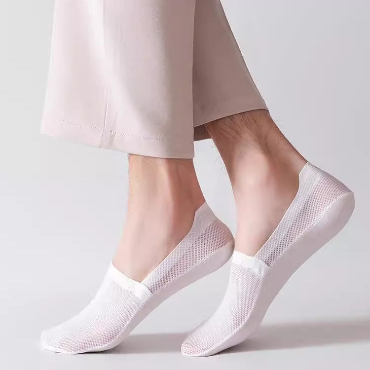 Chaussettes invisibles Enzo en maille de coton