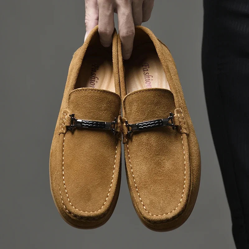 Renato Leder-Loafer mit Besatz