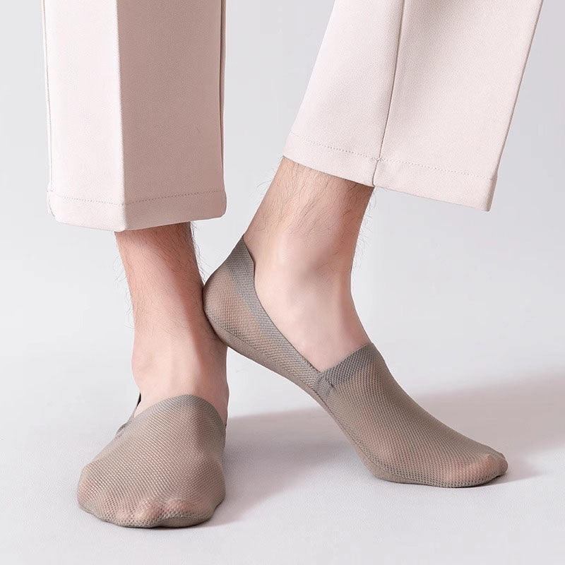 Chaussettes invisibles Enzo en maille de coton