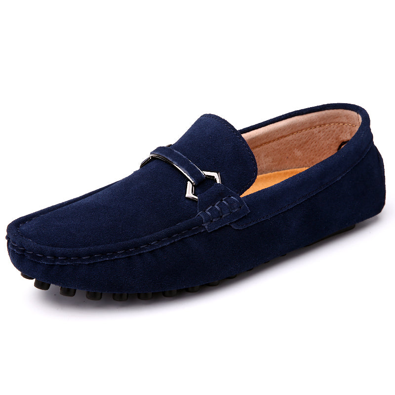 Leonardo Wildleder-Loafer mit Bit-Detail