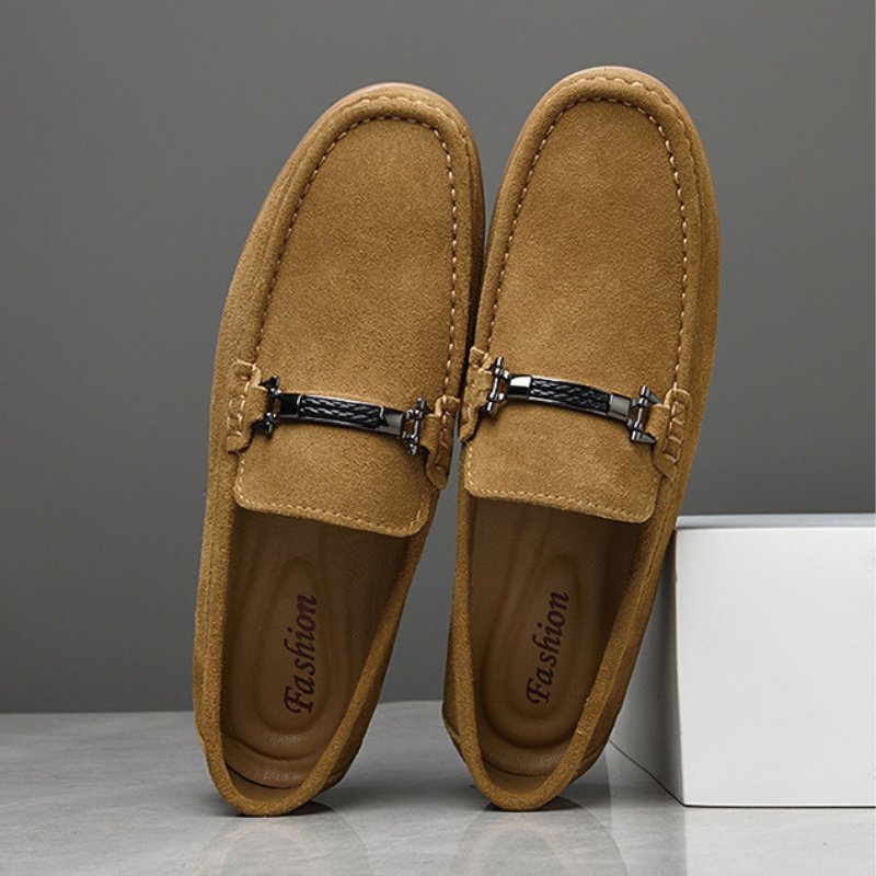 Renato Leder-Loafer mit Besatz