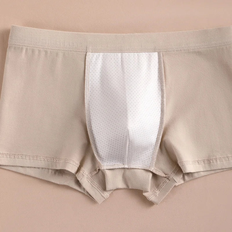 Men’s Cotton Boxer Shorts with Letter Print