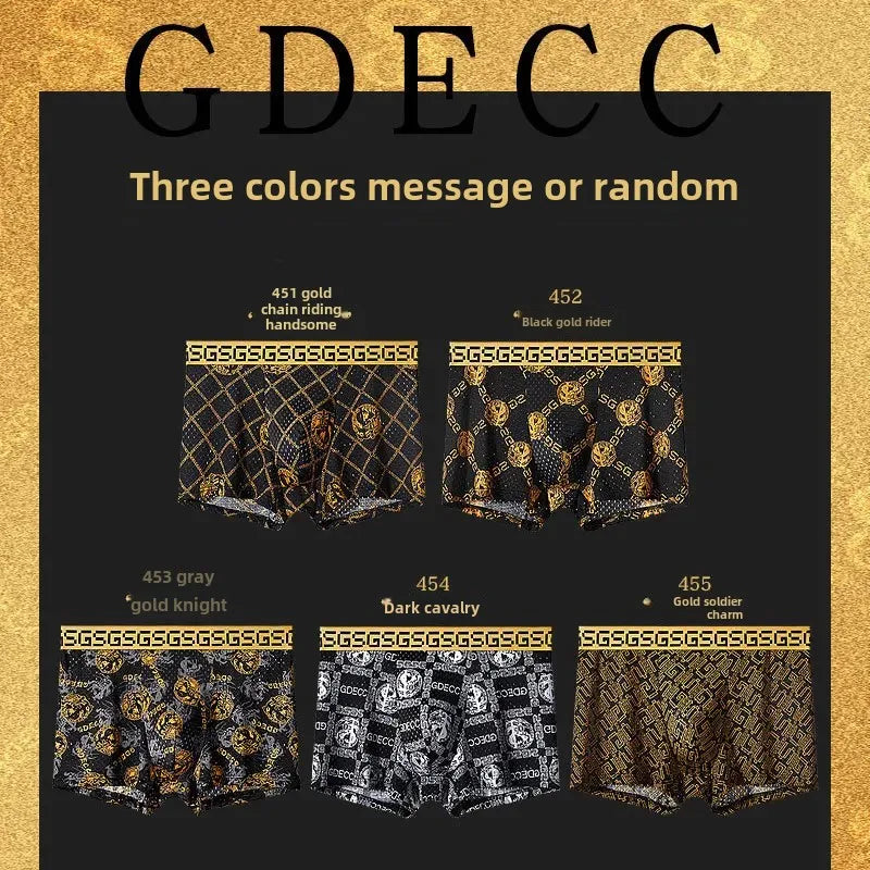 Boxers en maille de soie glacée pour hommes 