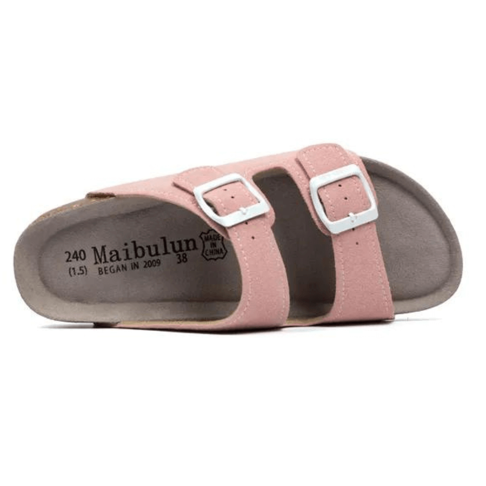 Maibulun Wildleder-Sandalen in Rosa 