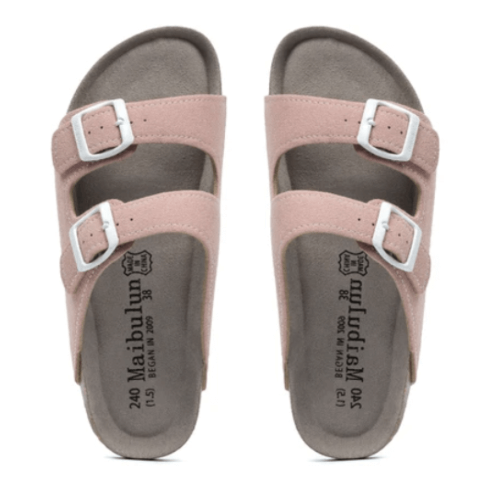 Maibulun Wildleder-Sandalen in Rosa 