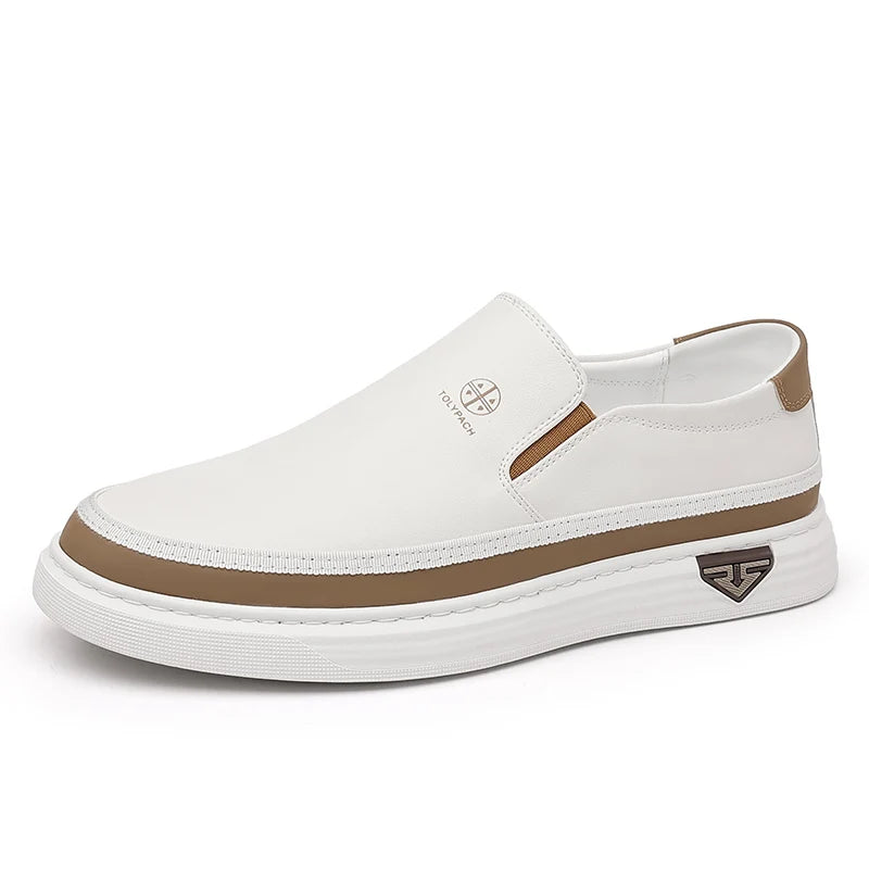 Herren-Slipper aus Spaltleder 