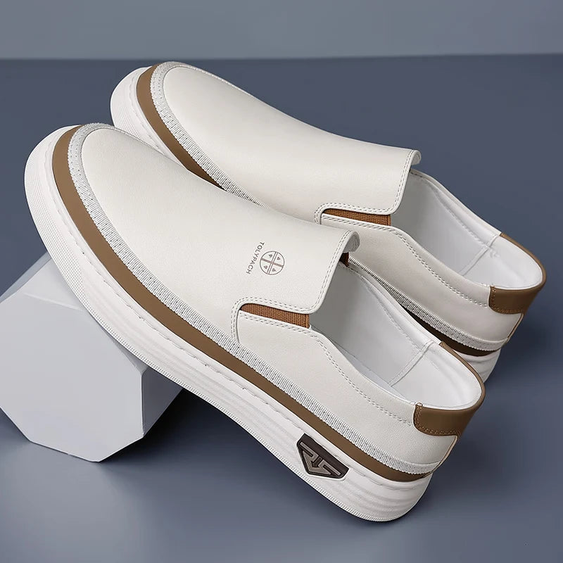 Herren-Slipper aus Spaltleder 